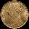 1882 H Queen Victoria Bun Head Penny Obverse