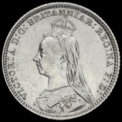 1888 Queen Victoria Jubilee Head Silver Groat Obverse