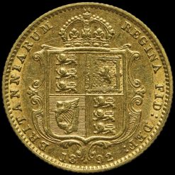 1892 Half Sovereign Reverse