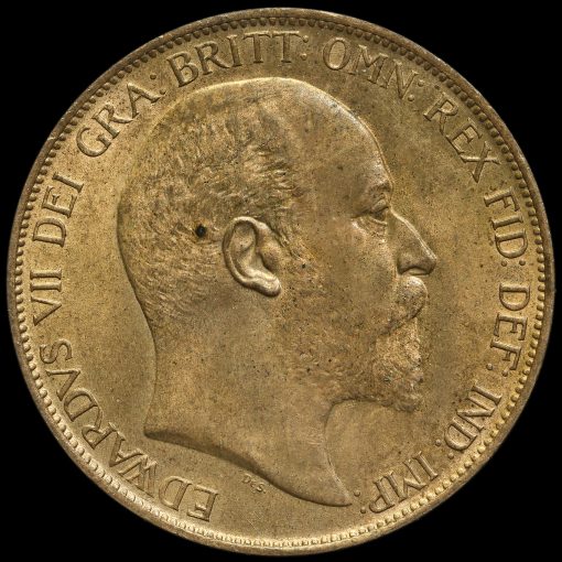 1902 Edward VII Penny Obverse