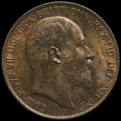 1902 Edward VII Low Tide Penny Obverse