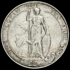 1903 Edward VII Silver Florin Reverse