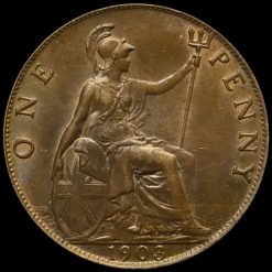 1903 Edward VII Penny Reverse