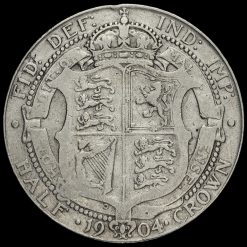 1904 Edward VII Silver Half Crown Reverse