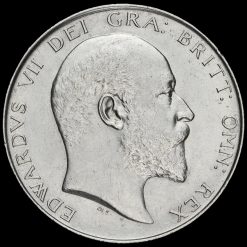1907 Edward VII Silver Half Crown Obverse