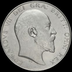 1908 Edward VII Silver Half Crown Obverse