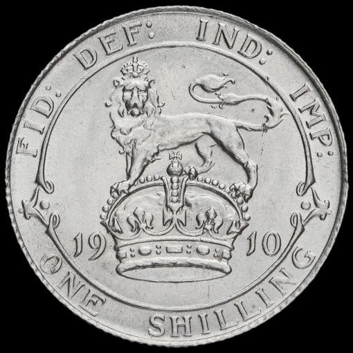 1910 Edward VII Silver Shilling Reverse