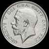 1915 George V Silver Half Crown Obverse