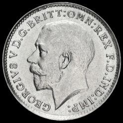1916 George V Silver Threepence Obverse
