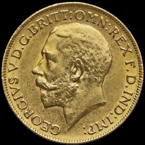 1917 George V Gold Full Sovereign Obverse