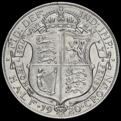 1920 George V Silver Half Crown Reverse