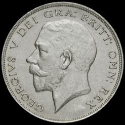 1921 George V Silver Half Crown Obverse