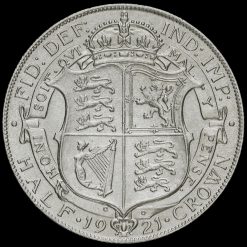 1921 George V Silver Half Crown Reverse