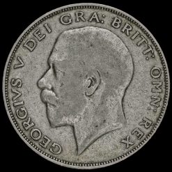 1925 George V Silver Half Crown Obverse