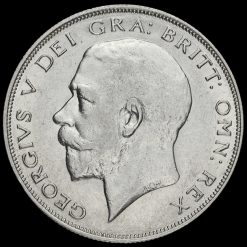 1926 George V Silver Half Crown Obverse