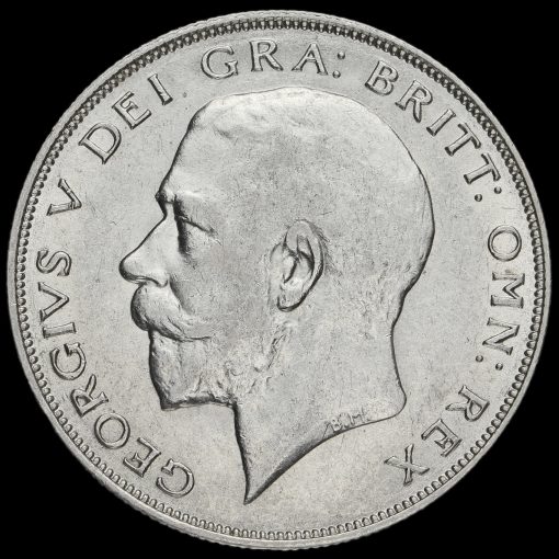 1926 George V Silver Half Crown Obverse