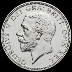 1927 George V Silver Proof Florin Obverse