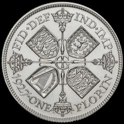 1927 George V Silver Proof Florin Reverse