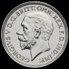 1927 George V Proof Silver Sixpence Obverse