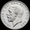 1927 George V Silver Proof Half Crown Obverse