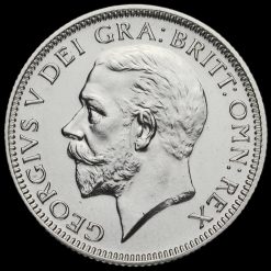 1927 George V Proof Silver Shilling Obverse