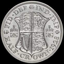 1928 George V Silver Half Crown Reverse