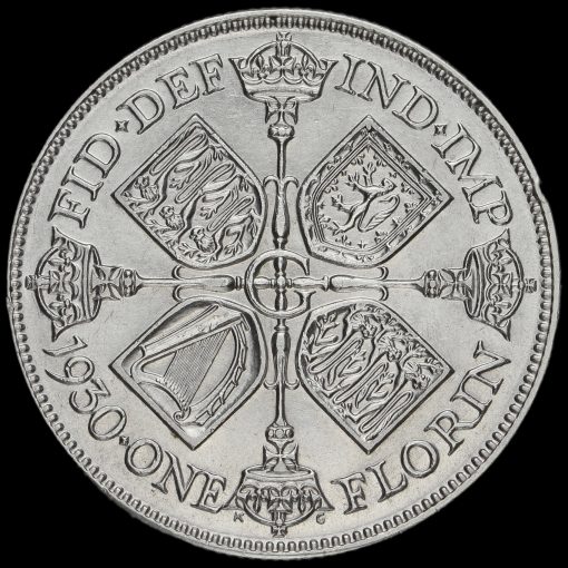 1930 George V Silver Florin Reverse