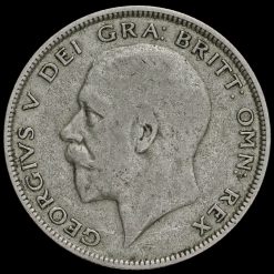 1930 George V Silver Half Crown Obverse