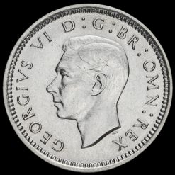 1944 George VI Silver Threepence Obverse