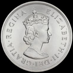 Bermuda 1959 Elizabeth II Silver Crown Obverse