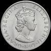 Bermuda 1964 Elizabeth II Silver Crown Obverse