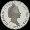 New Zealand 1979 Elizabeth II Silver Proof Dollar Obverse