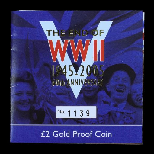 2005 Royal Mint Gold Proof £2 Two Pounds Certificate
