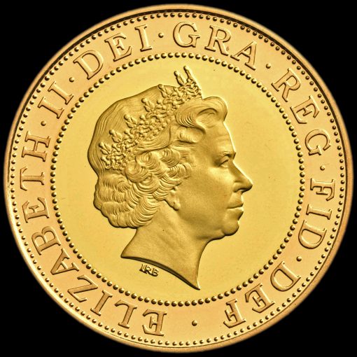 2005 Royal Mint Gold Proof £2 Two Pounds Obverse