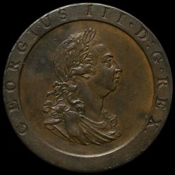 1797 George III Cartwheel Penny Obverse