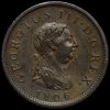 1806 George III Early Milled Copper Penny Obverse