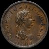 1807 George III Early Milled Copper Penny Obverse