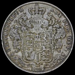 1826 George IV Milled Silver Half Crown Reverse
