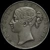 1844 Queen Victoria Young Head Silver Crown Obverse