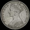 1849 Queen Victoria Godless Florin Obverse