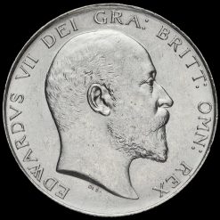 1902 Edward VII Silver Half Crown Obverse