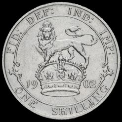 1902 Edward VII Silver Shilling Reverse
