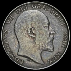 1902 Edward VII Silver Shilling Obverse