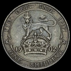 1902 Edward VII Silver Shilling Reverse