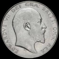 1906 Edward VII Silver Half Crown Obverse