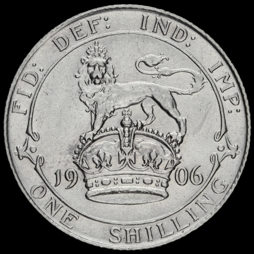 1906 Edward VII Silver Shilling Reverse