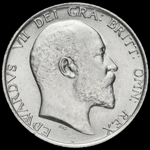 1906 Edward VII Silver Shilling Obverse