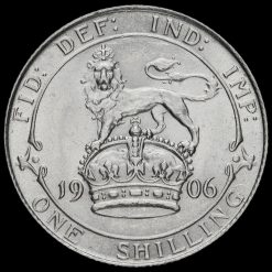 1906 Edward VII Silver Shilling Reverse