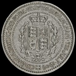 1909 Edward VII and Alexandra Souvenir Medal Reverse