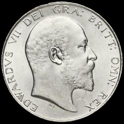 1910 Edward VII Silver Half Crown Obverse